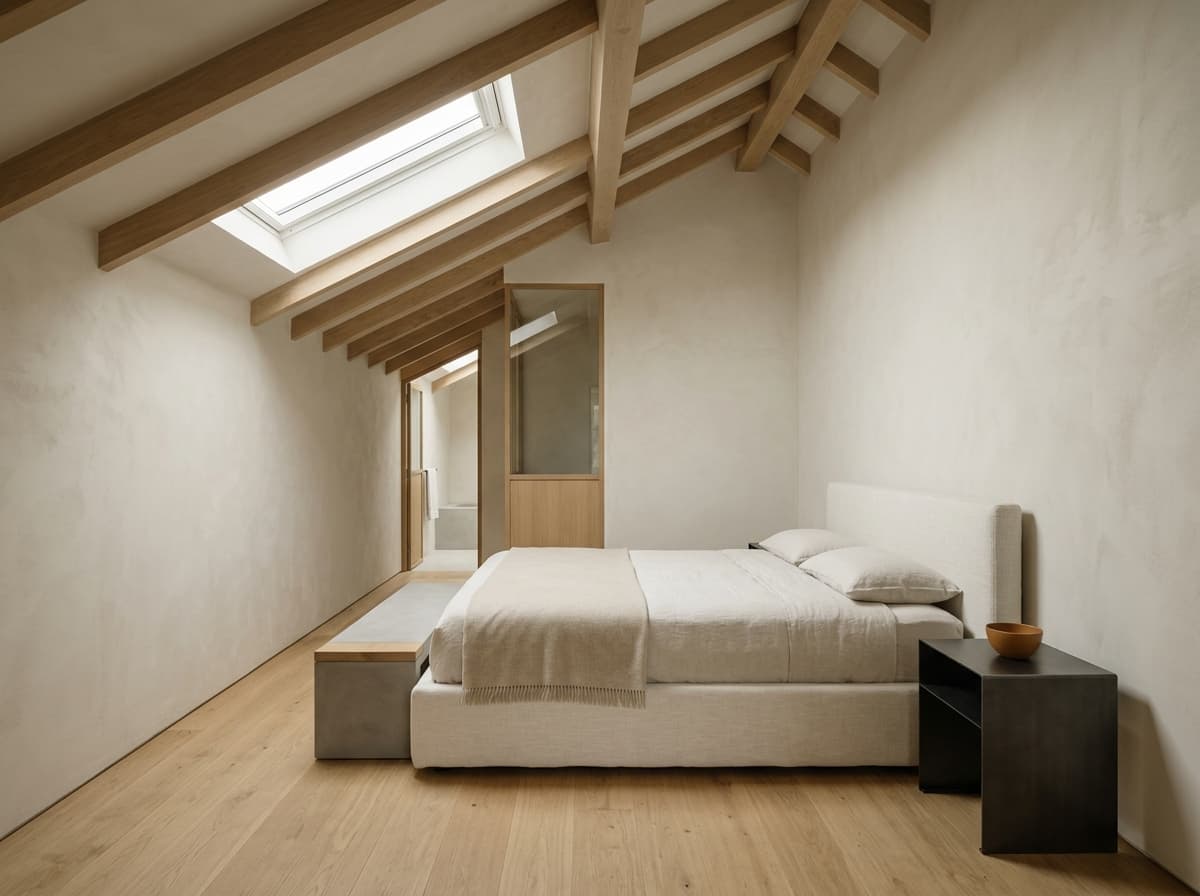 Villa mitoyenne — Bertrange, aménagement intérieur par Studio Orthogone.