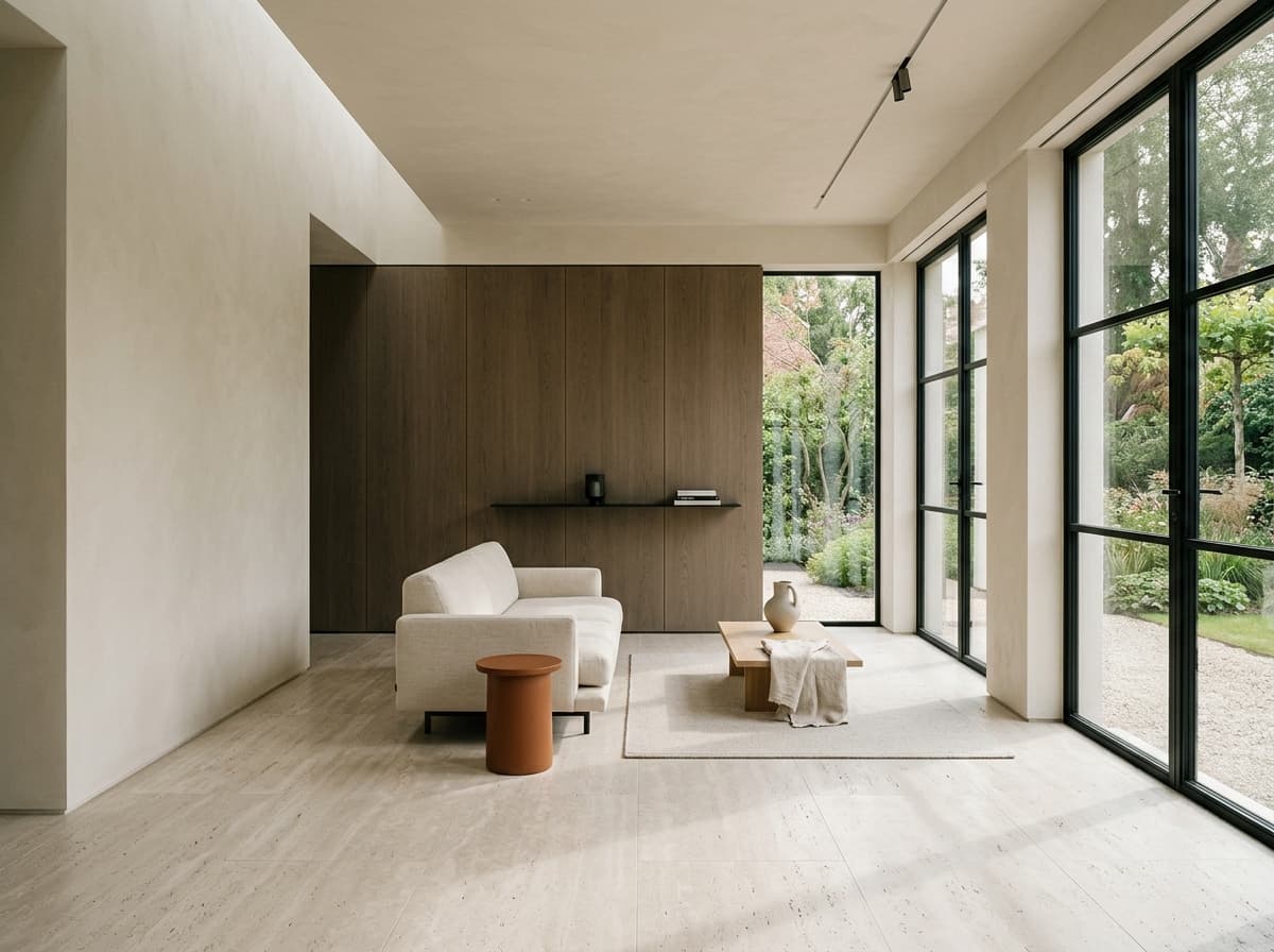 Maison contemporaine — Mamer, aménagement intérieur par Studio Orthogone.